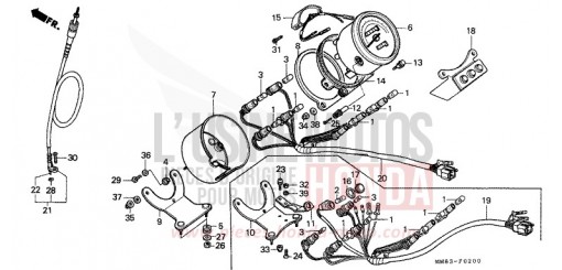 COMPTEUR VT1100CJ de 1988